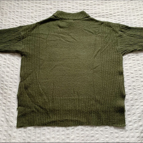 Sage Green Mock Neck Sweater Garage - XS - Picture 7 of 7